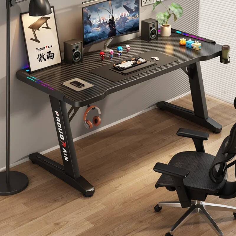 Desk Setup L Shaped - โต๊ะทำงาน คอนโซลเกม คอมพิวเตอร์พีซี โน๊ตบุ๊ค คอมพิวเตอร์ กาแฟ
