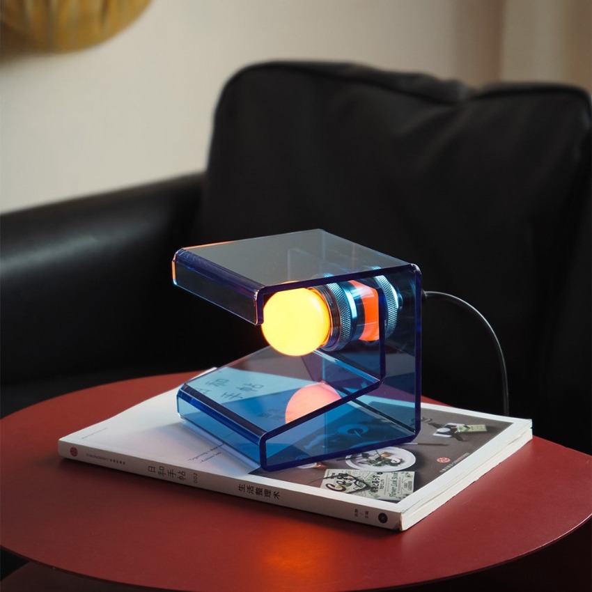 โคมไฟตั้งโต๊ะอะคริลิคทรงลูกบาศ - Desk Setup Minimalist บทวิจารณ์และราคา