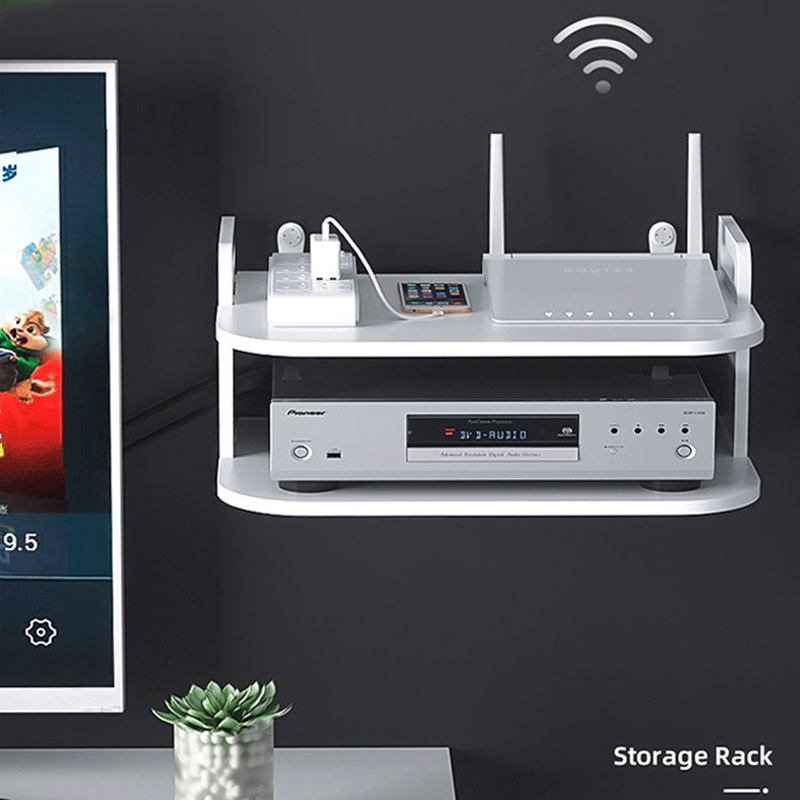 ชั้นวางติดผนังสำหรับจัดเก็บสาย - Desk Setup With Tv บทวิจารณ์และราคา