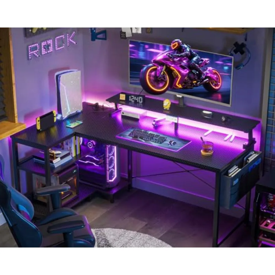 โต๊ะทำงานรูปตัวแอลสำหรับเล่นเก - Desk Setup L Shaped บทวิจารณ์และราคา