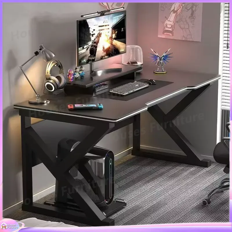 โต๊ะเกมมิ่งคาเฟ่เมทัลสีดำ โต๊ะ - Desk Setup L Shaped บทวิจารณ์และราคา