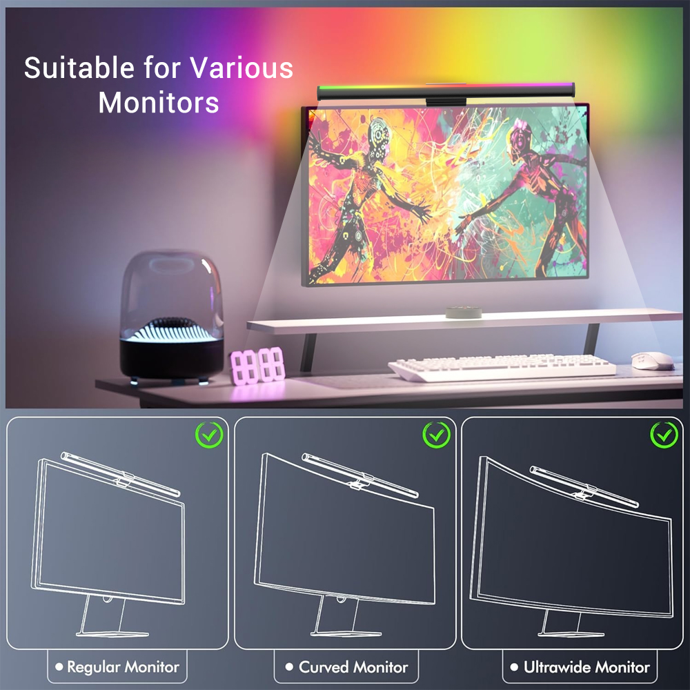ไฟบาร์สำหรับหน้าจอคอมพิวเตอร์  - Setup Desk Monitor บทวิจารณ์และราคา