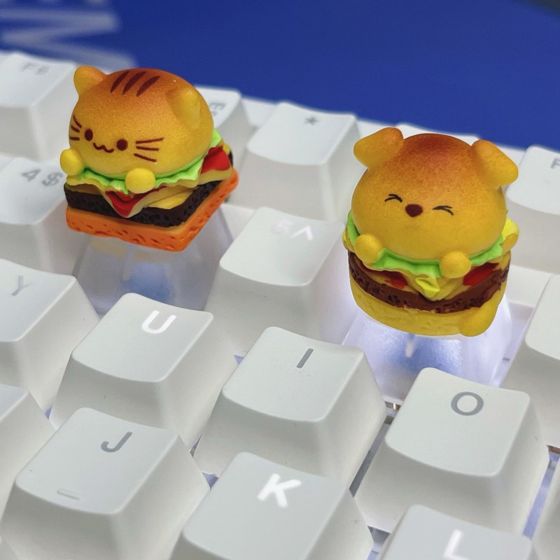 คีย์แคปลายการ์ตูนเบอร์เกอร์ แม - Desk Setup With Tv บทวิจารณ์และราคา