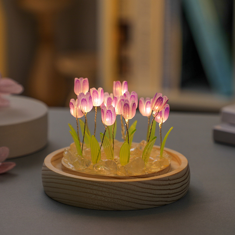 ถุงทิวลิปทำด้วยมือแบบ DIY ทำมื - Desk Setup Lamp บทวิจารณ์และราคา