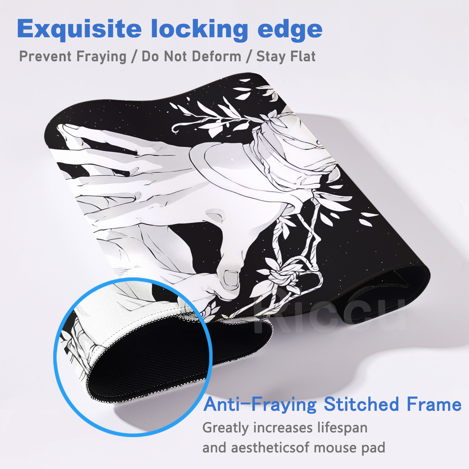 แผ่นรองเมาส์ลายศิลปะโกธิคสีดำข - Desk Setup Pc And Laptop บทวิจารณ์และราคา